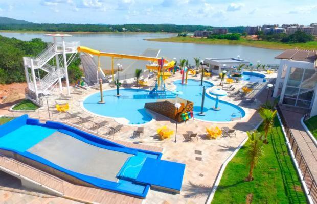 Apto Resort Do Lago Ate 8 Pessoas - Valor Promocional Калдас Новас Екстериор снимка